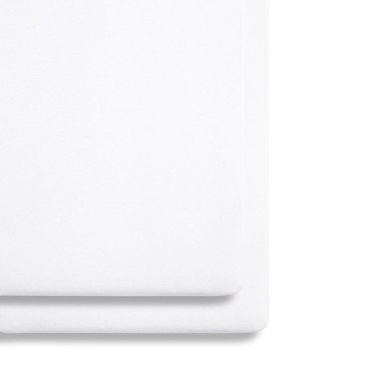 Crib 2 Pack Fitted Sheets - White