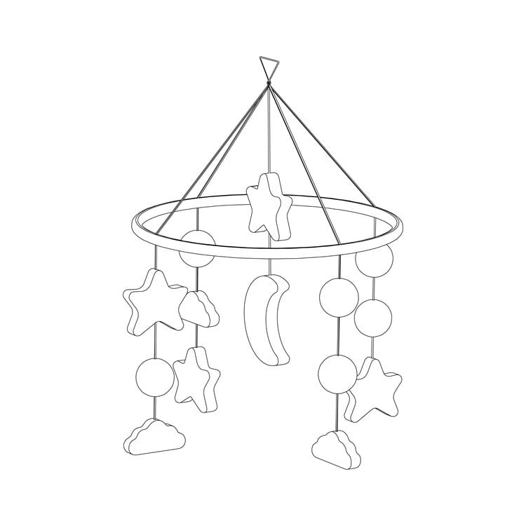 Mobile Part Softgoods Hoop