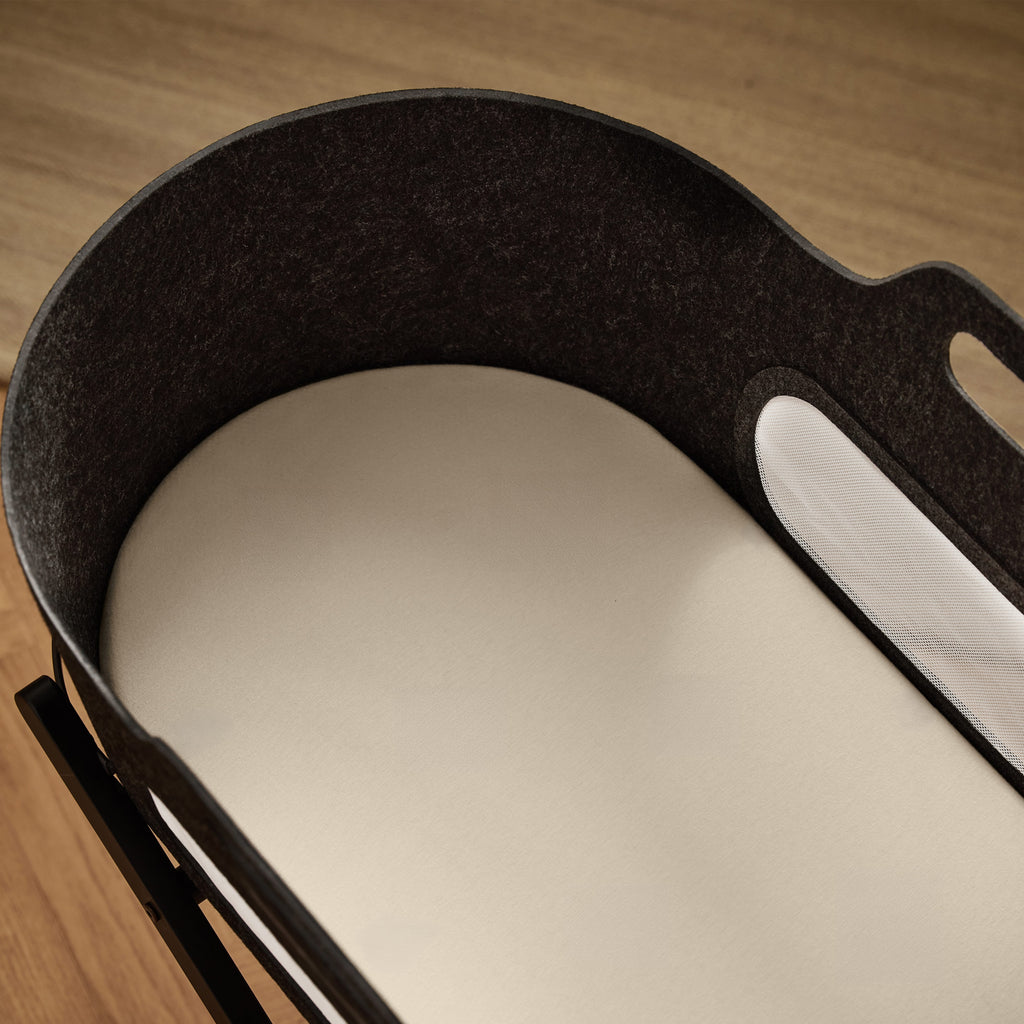 Moses Basket 2 Pack Fitted Sheets – Sand