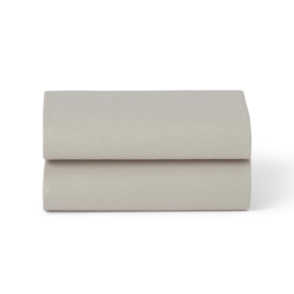 Moses Basket 2 Pack Fitted Sheets – Grey