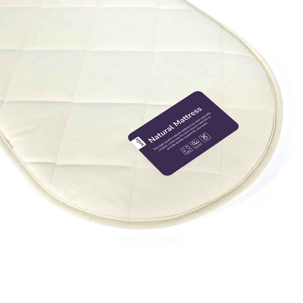 Natural Moses Basket Mattress for SnuzBaskit