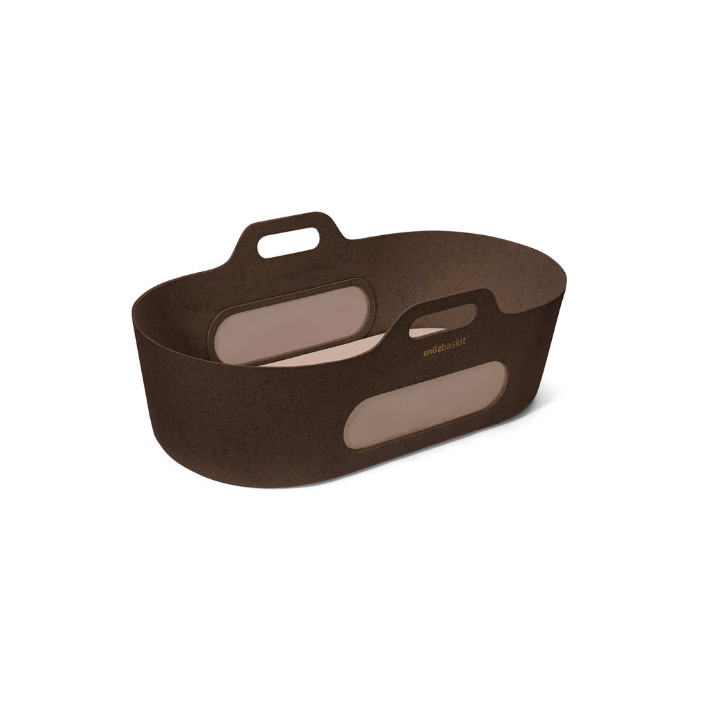 SnuzBaskit Chocolate Moses Basket & Chocolate Stand