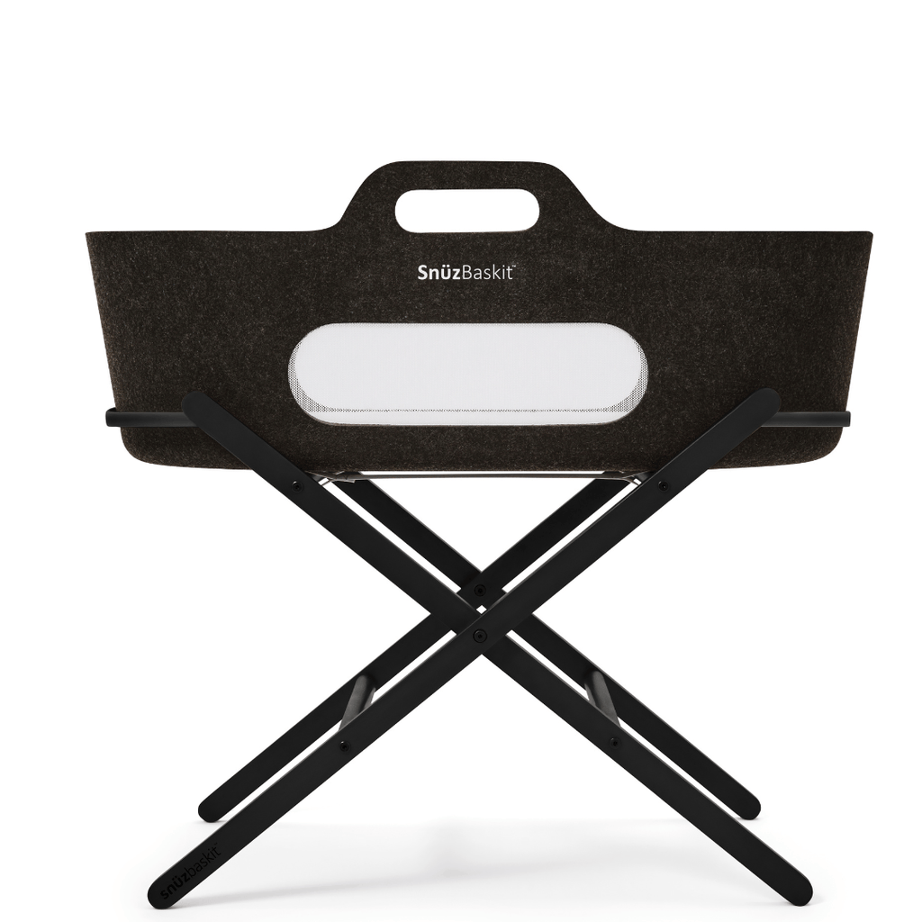 SnuzBaskit Graphite Moses Basket & Graphite Stand