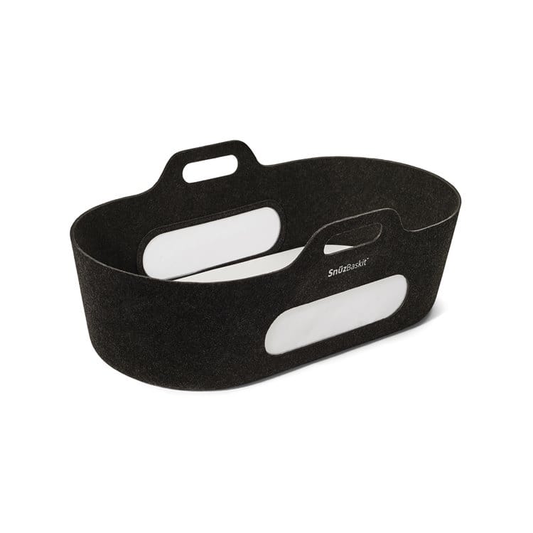 SnuzBaskit Graphite Moses Basket