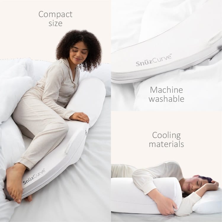 Snuz Pregnancy pillow SnuzCurve Pregnancy Support Pillow - White