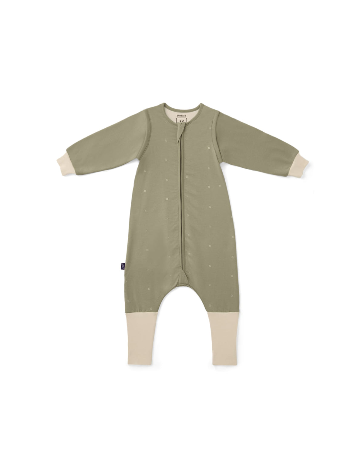 SnuzSuit Sleepsuit 1.0 TOG Sage Cross