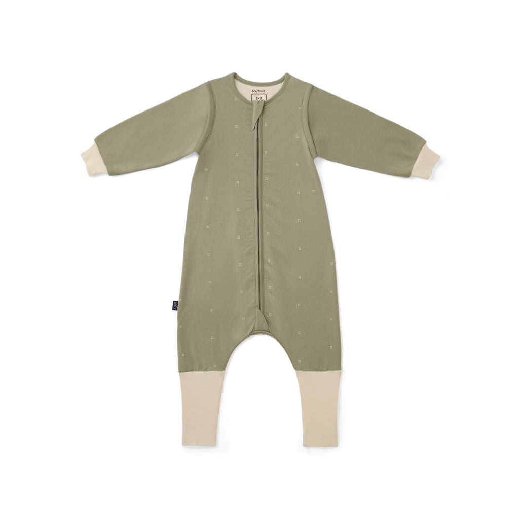 SnuzSuit Toddler Sleepsuit - 1.0 TOG, Sage Cross