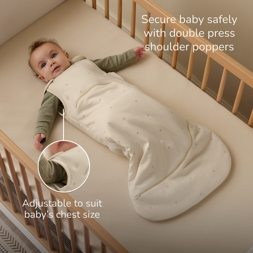 SnuzPouch Sleeping Bag – 1.0 TOG, Cashmere Cross