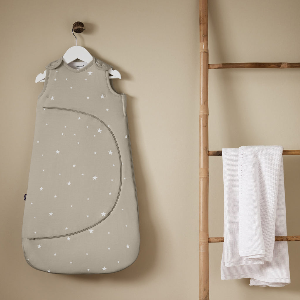 SnuzPouch Sleeping Bag – 2.5 TOG, Grey Star