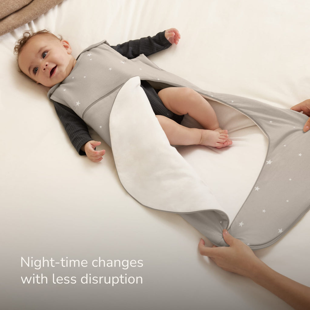 SnuzPouch Sleeping Bag – 2.5 TOG, Grey Star