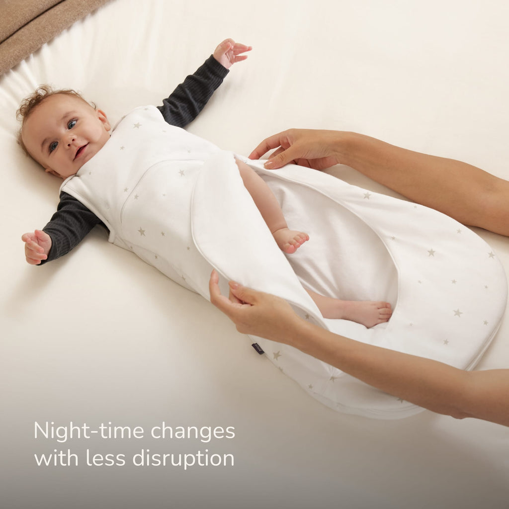 SnuzPouch Sleeping Bag – 2.5 TOG, White Star