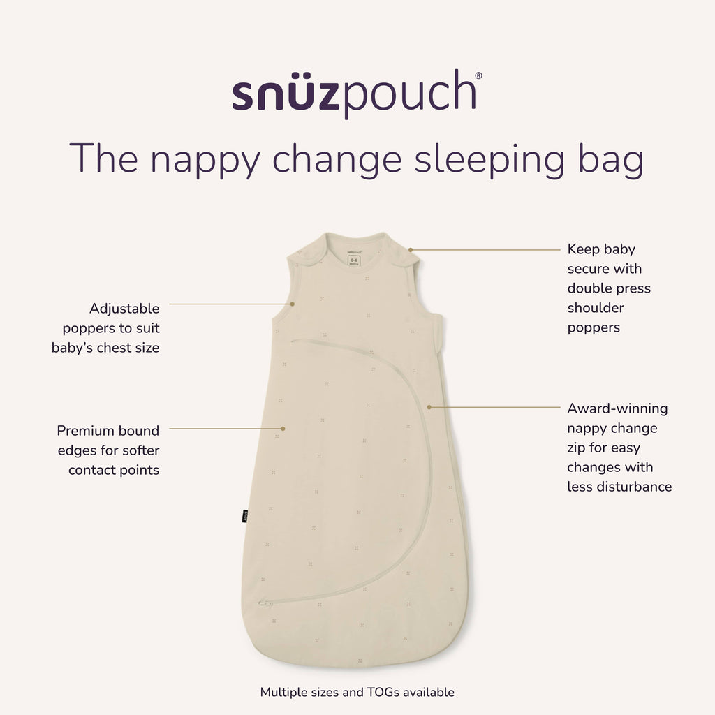 SnuzPouch Sleeping Bag – Cashmere Cross