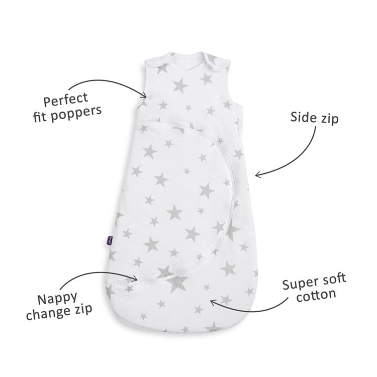 SnuzPouch Sleeping Bag – Grey Stars