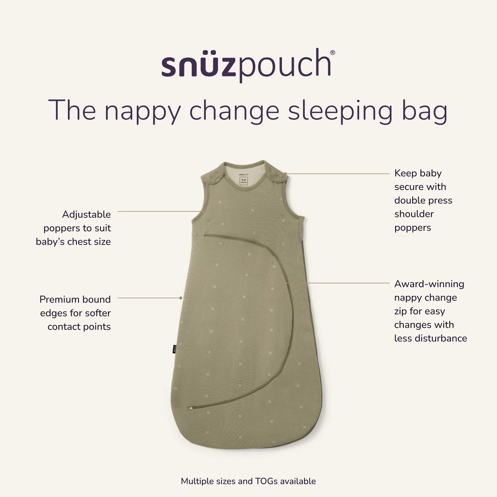 SnuzPouch Sleeping Bag – Sage Cross