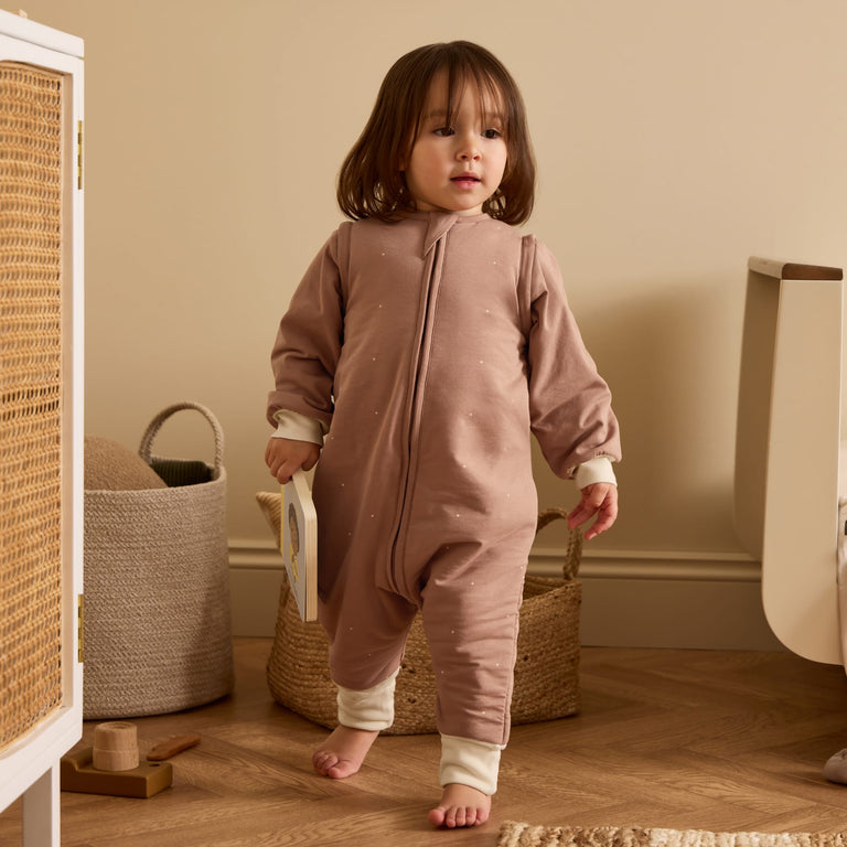 SnuzSuit Toddler Sleepsuit - 1.0 TOG, Blush Dot