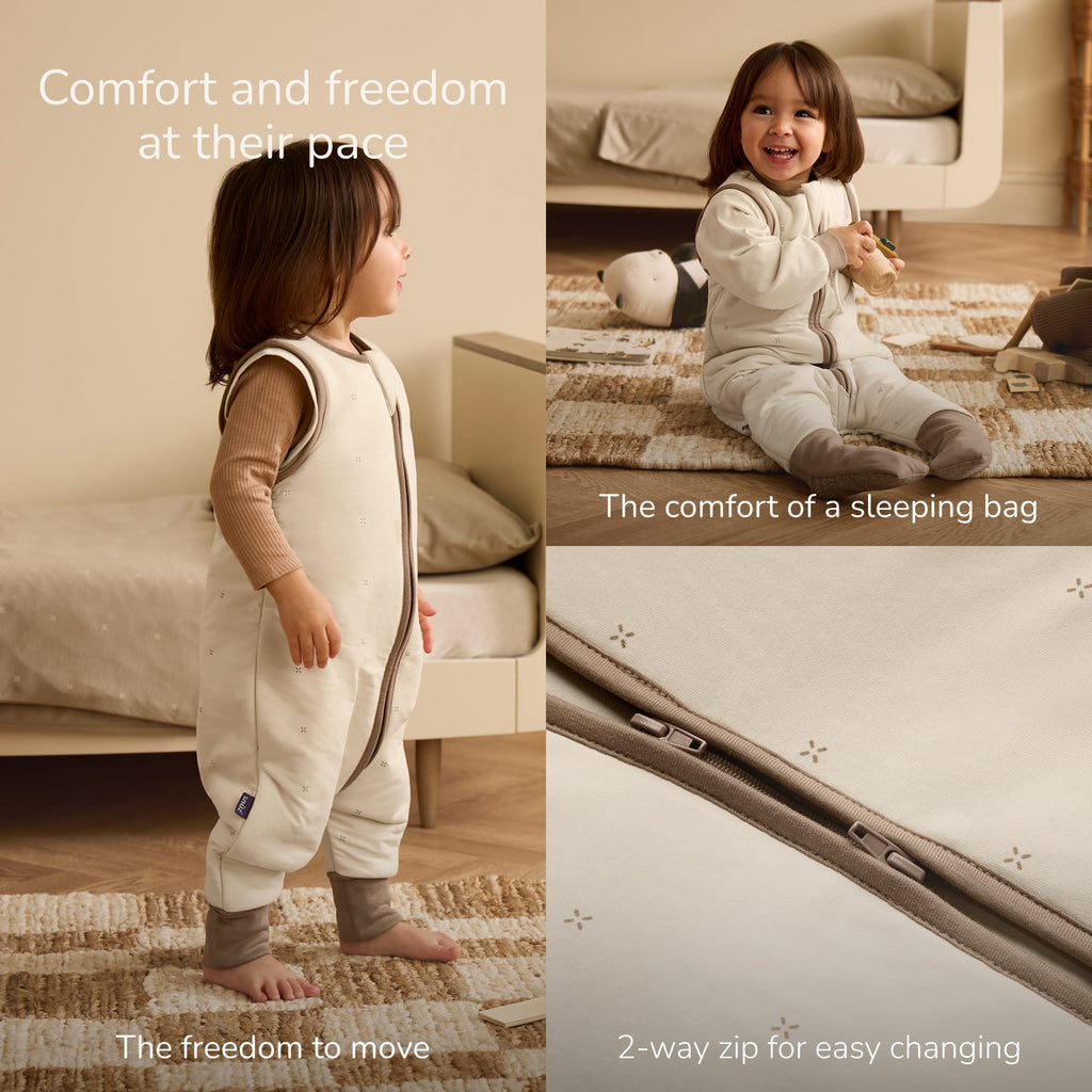 SnuzSuit Toddler Sleepsuit - 1.0 TOG, Cashmere Cross