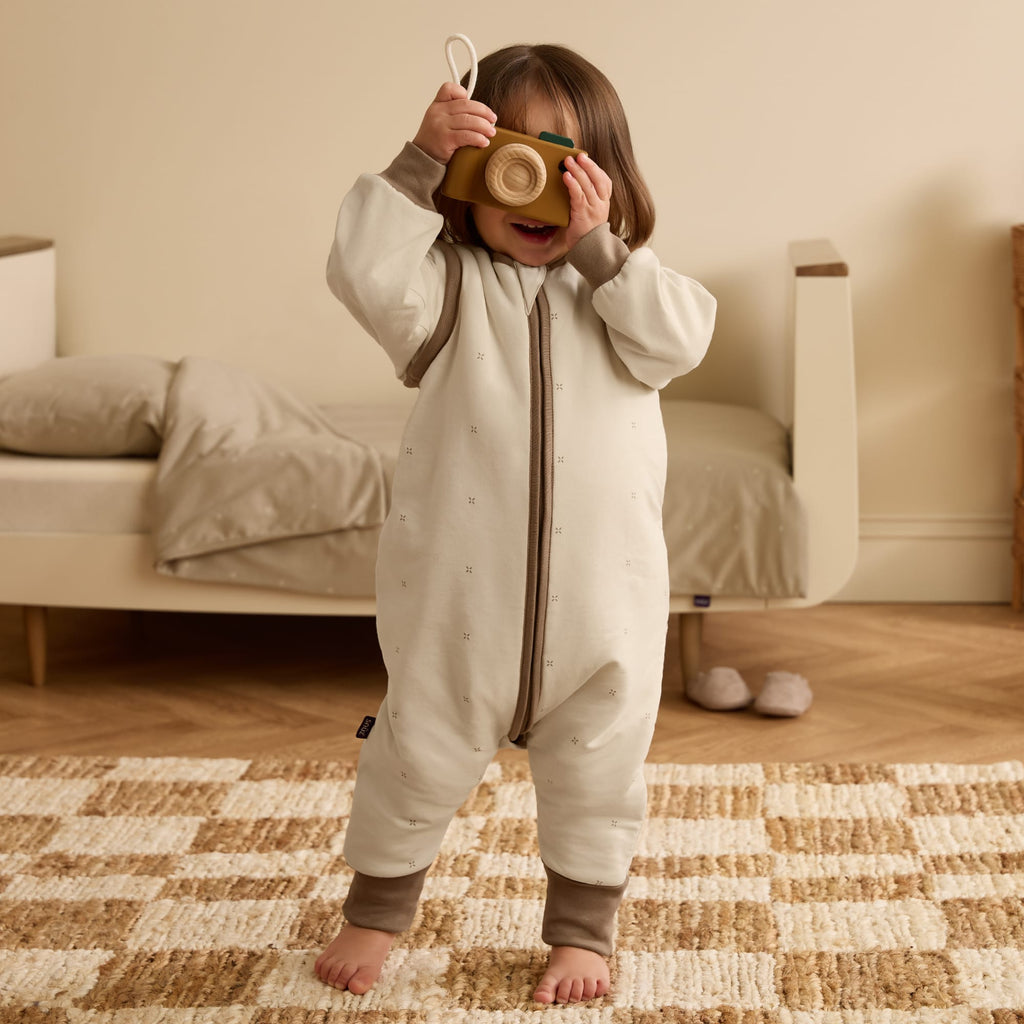 SnuzSuit Toddler Sleepsuit - 1.0 TOG, Cashmere Cross