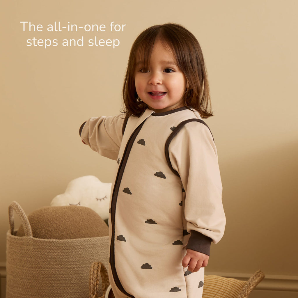 SnuzSuit Toddler Sleepsuit - 2.5 TOG, Sand Cloud