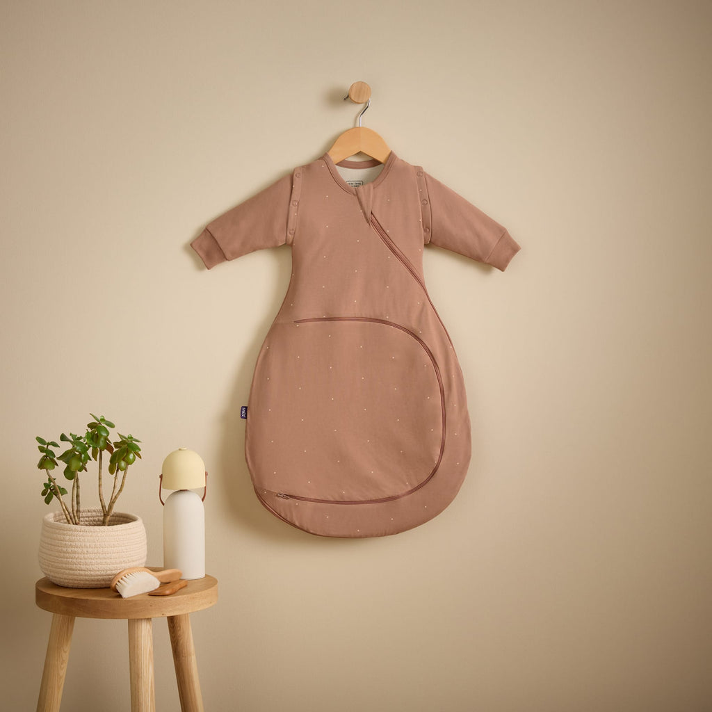 SnuzSwaddle 3-in-1 Newborn Swaddle Bag - 1 TOG, Blush Dot