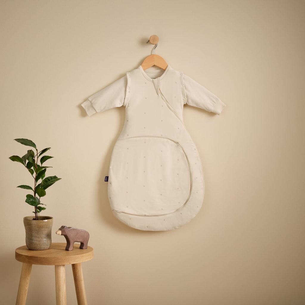 SnuzSwaddle 3-in-1 Newborn Swaddle Bag - 1 TOG, Cashmere Cross