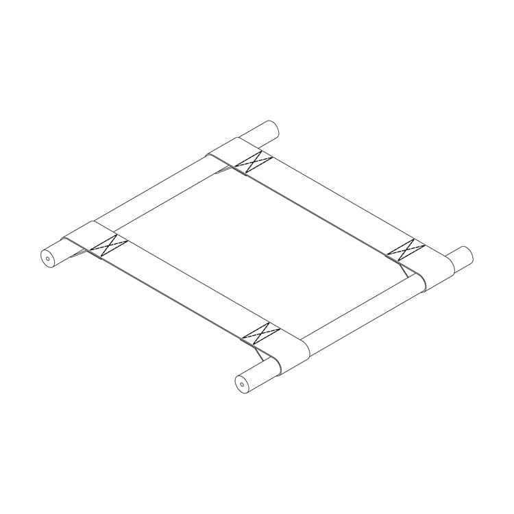 SnuzBaskit Part D - Support Dowels with fabric webbing (pre-assembled)