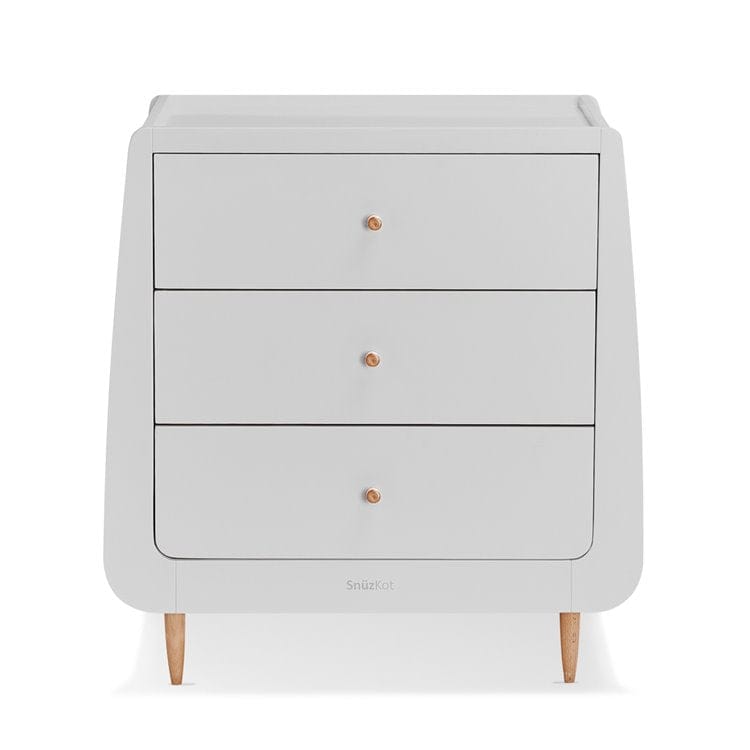 SnuzKot Haze Grey Skandi Changing Unit Natural