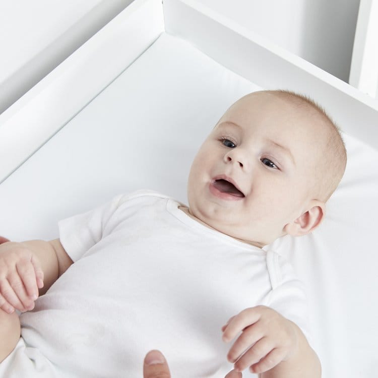 SnuzKot Skandi Changing Unit Metallics Rose Gold