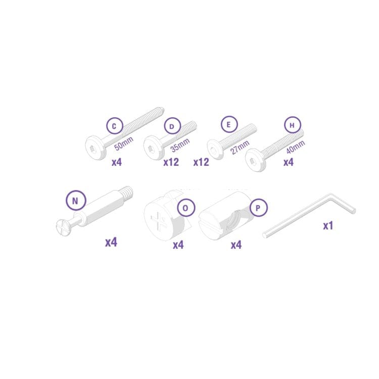 Snuzkot Stylepack - Screw Set with Allen Key (NOT MODE)