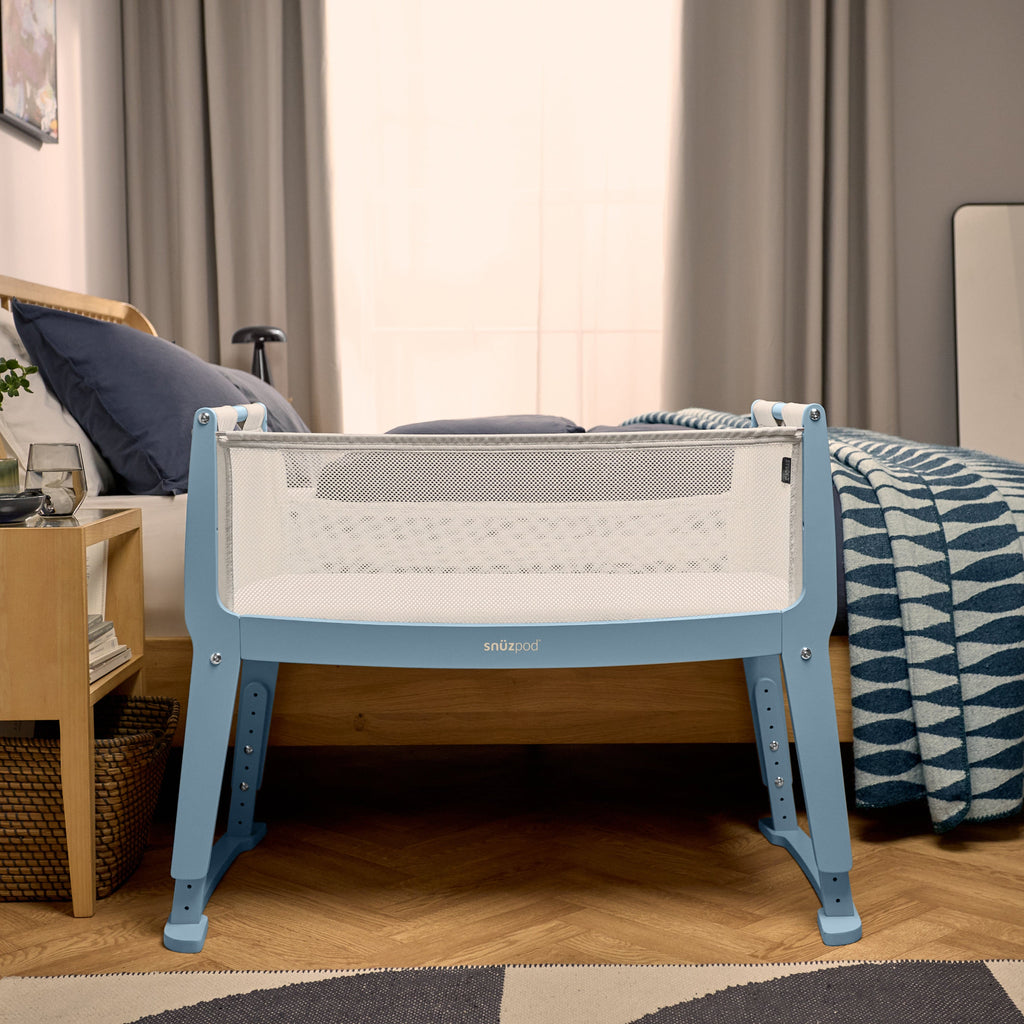 SnuzPod Studio Bedside Crib Santorini