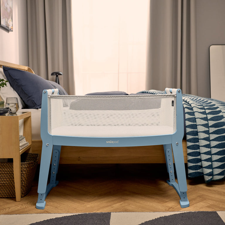SnuzPod Studio Bedside Crib Santorini