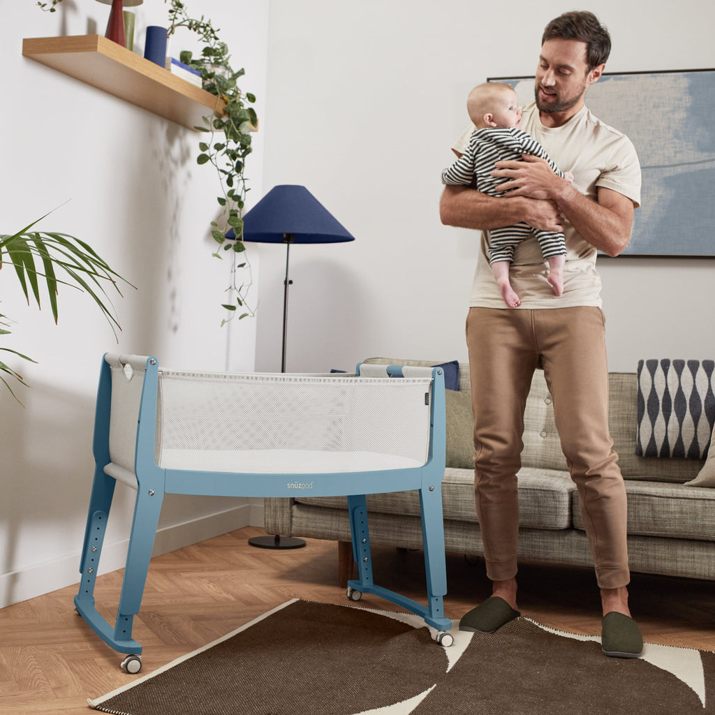 SnuzPod Studio Bedside Crib Santorini