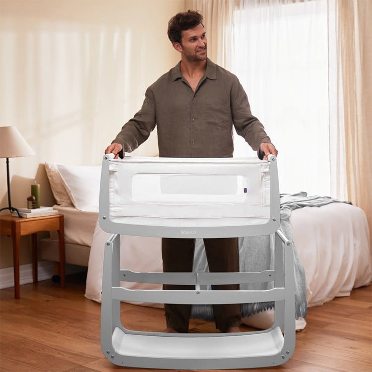 SnuzPod4 Bedside Crib Dove