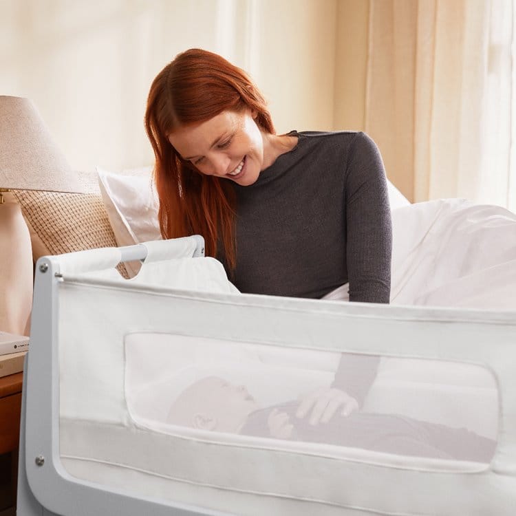 SnuzPod4 Bedside Crib Dove