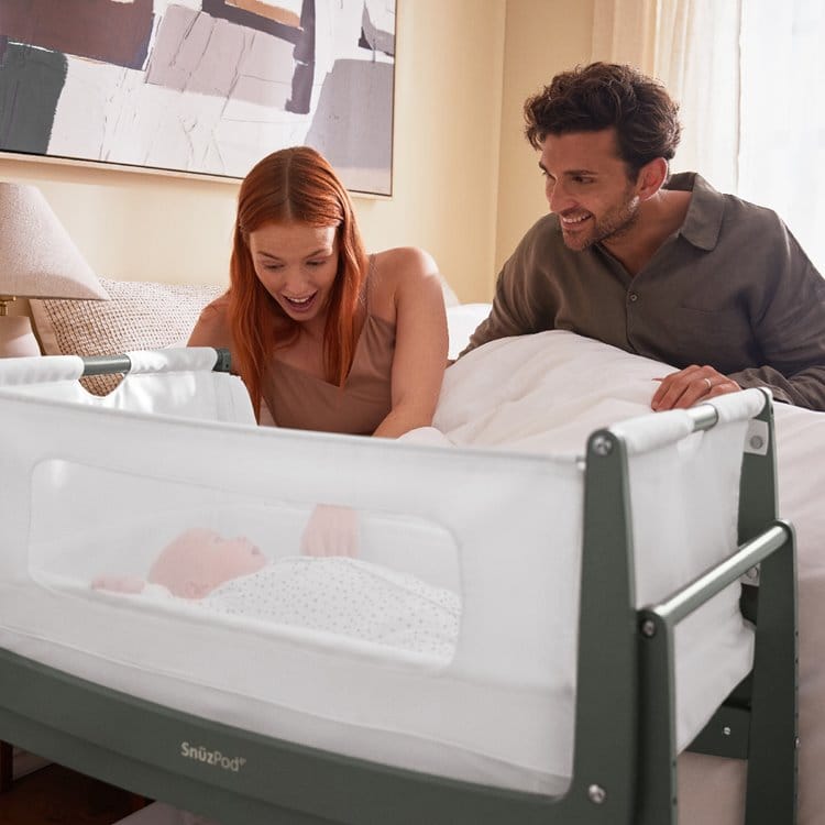 Snuz SnuzPod4 SnuzPod4 Bedside Crib Sage