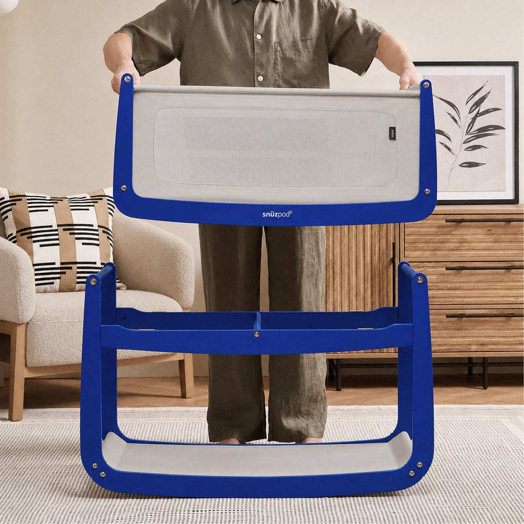 Limited Edition: SnuzPod5 Bedside Crib Cobalt
