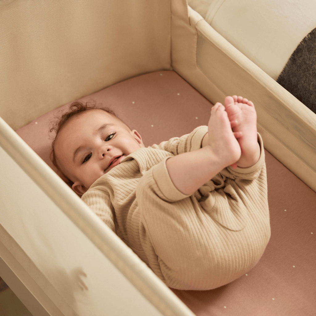 SnuzPod5 Bedside Crib Cashmere