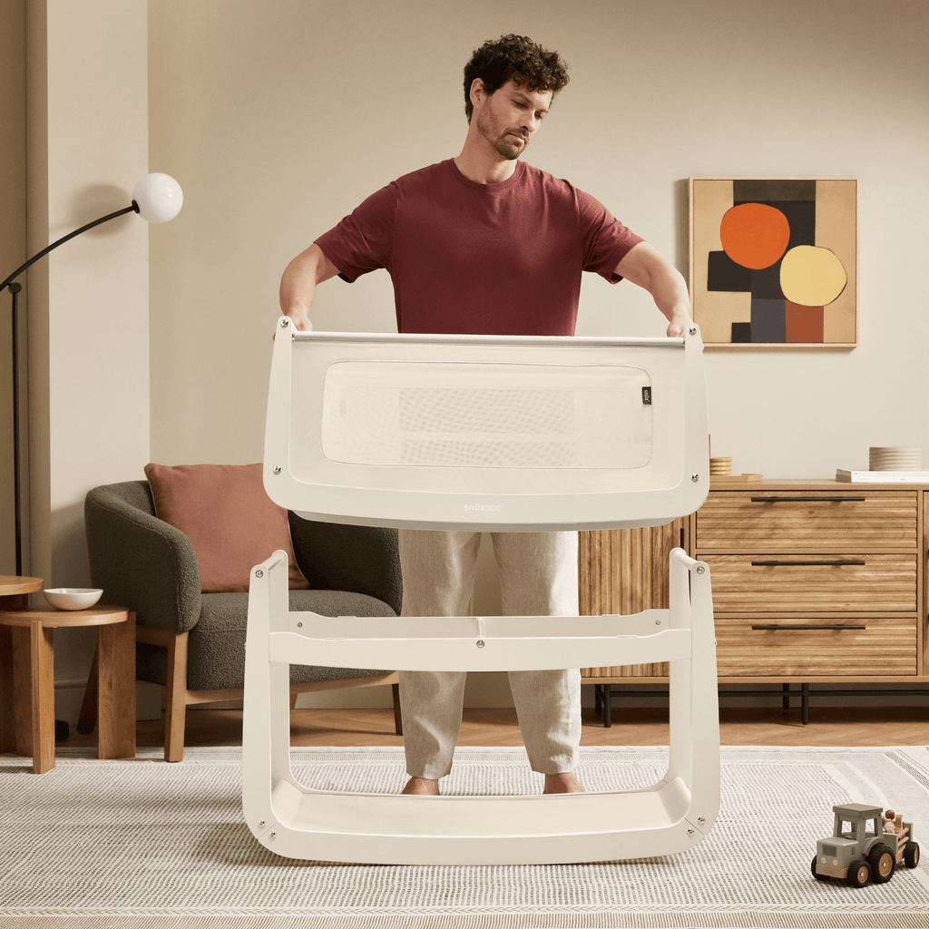 SnuzPod5 Bedside Crib Cashmere