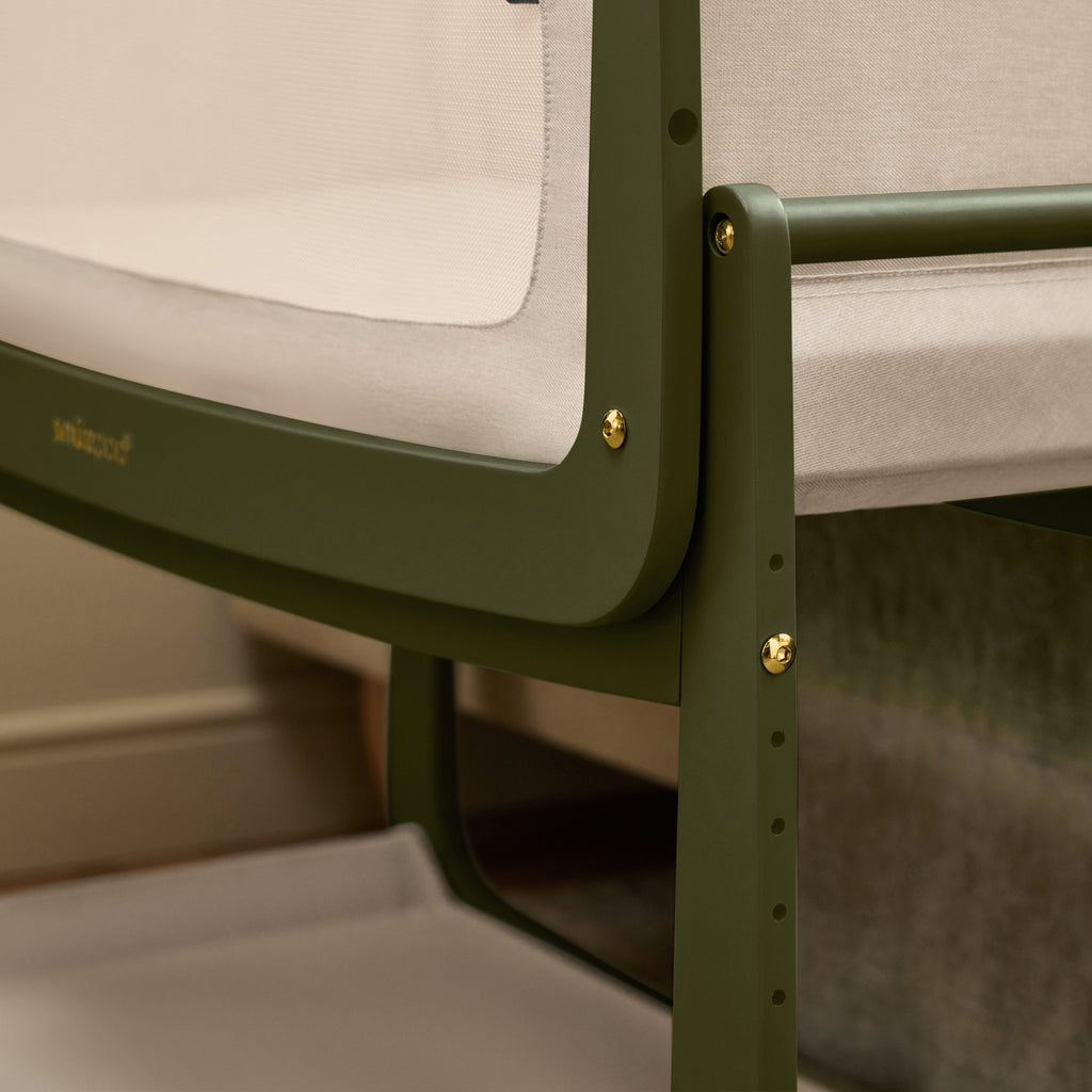 SnuzPod5 Bedside Crib Olive