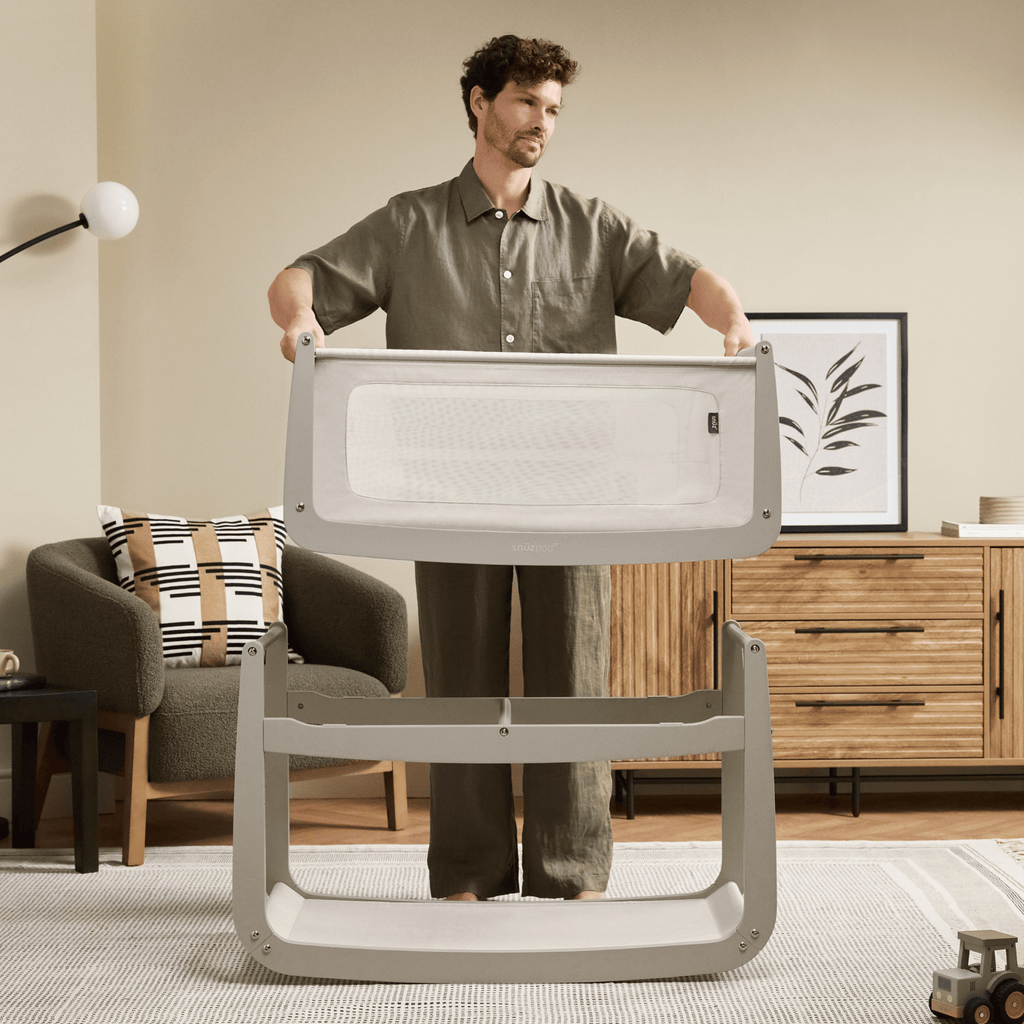 SnuzPod5 Bedside Crib Pebble