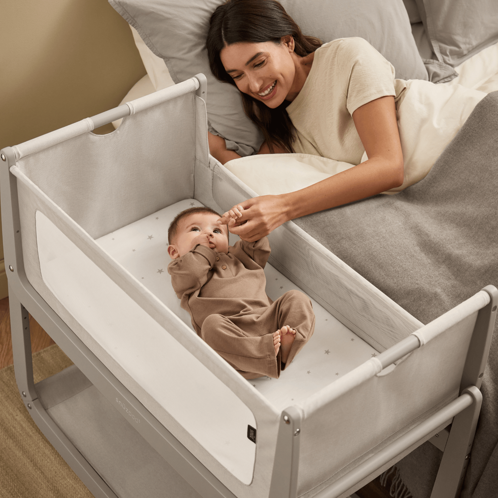 Snus Pod Snüz | SnuzPod5 Bedside Crib Pebble & Snuz