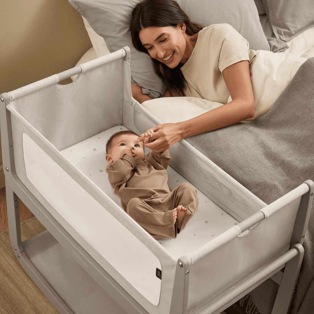 SnuzPod5 Bedside Crib Pebble