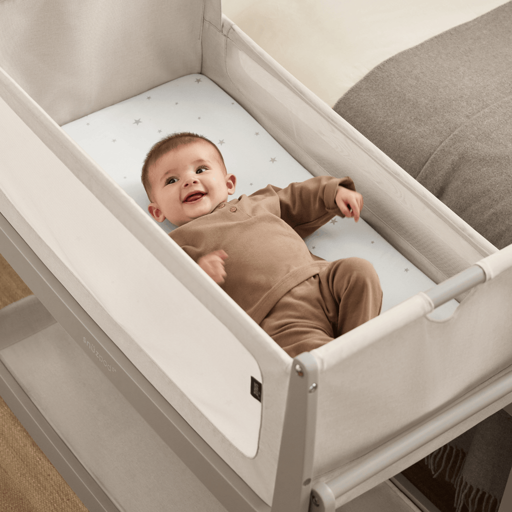 SnuzPod5 Bedside Crib Pebble