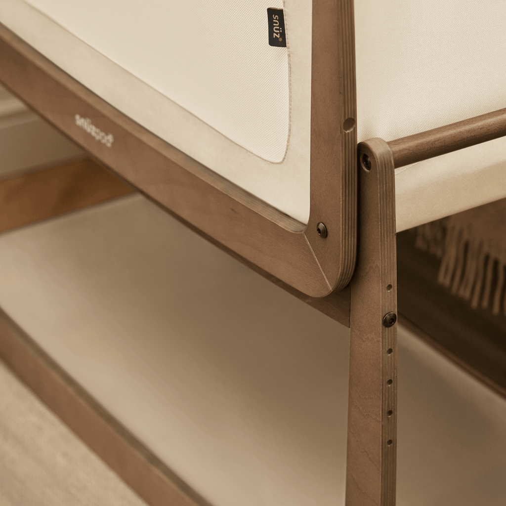 SnuzPod5 Bedside Crib Walnut