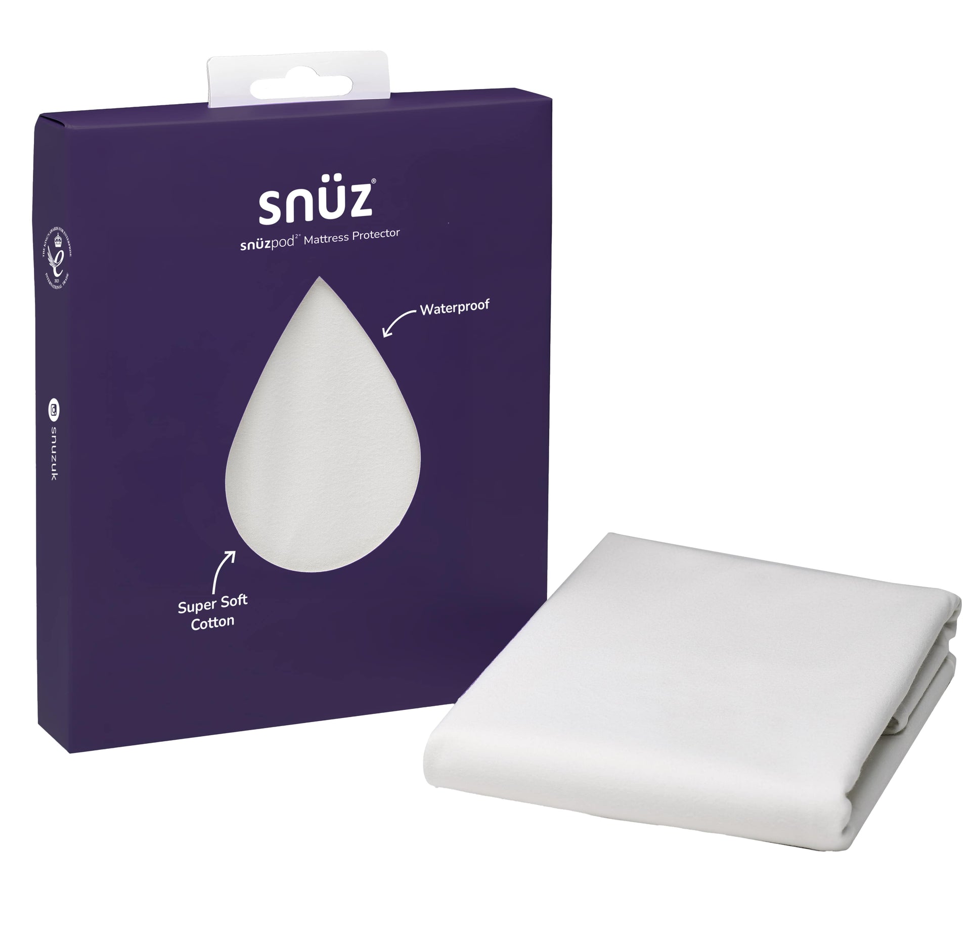 SnuzPod2 Waterproof Crib Mattress Protector