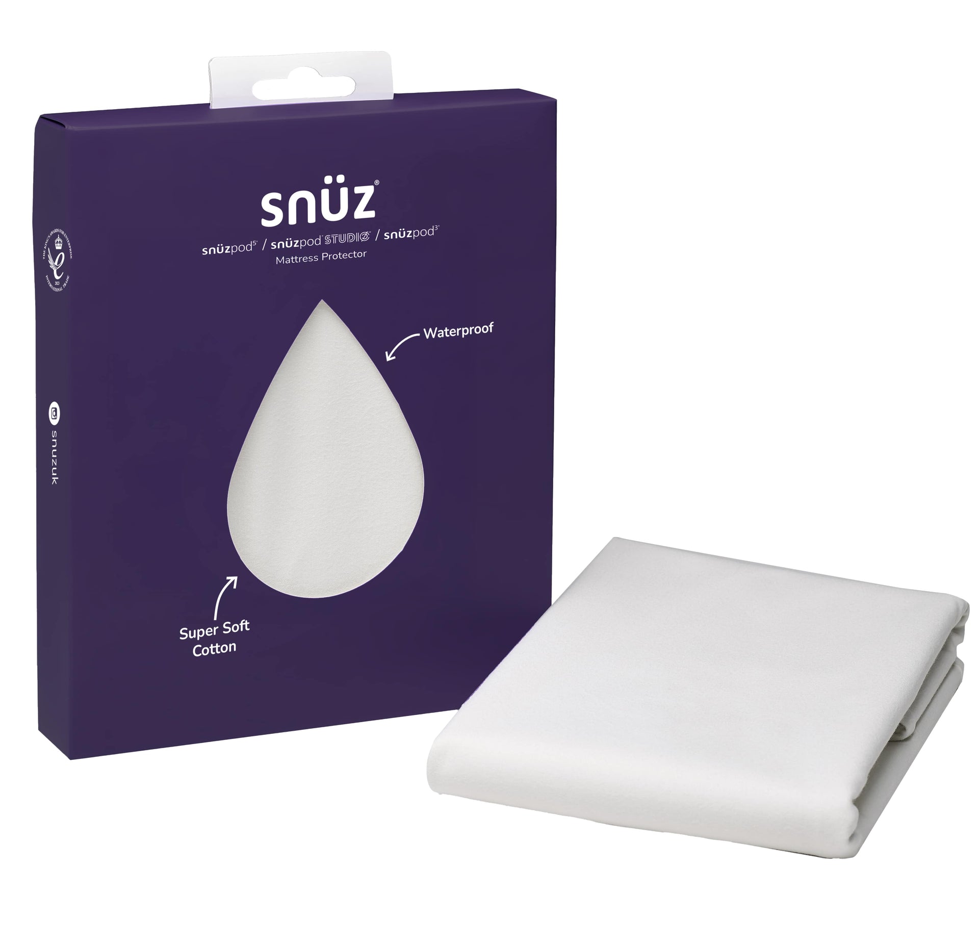 SnuzPod5 SnuzPod3 & SnuzPod Studio Waterproof Crib Mattress Protector