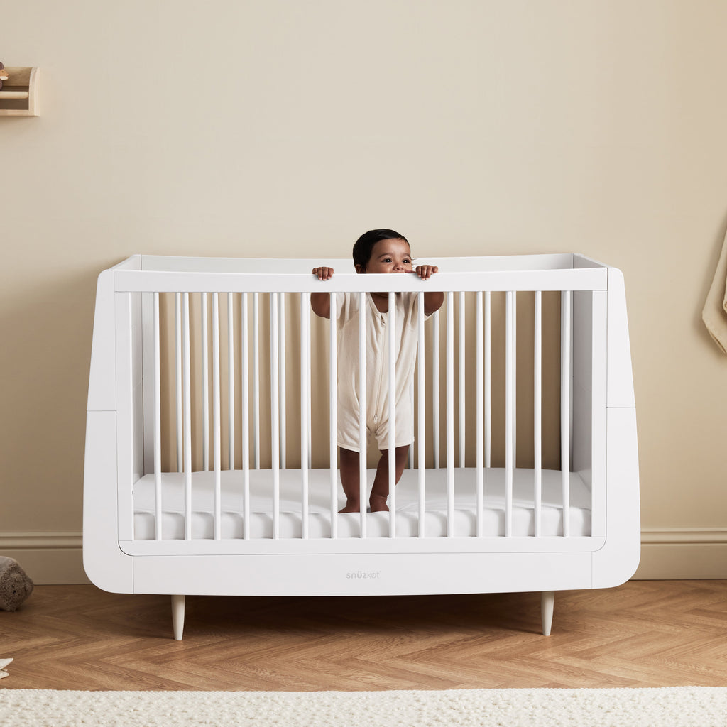 SnuzKot Skandi Cot Bed White