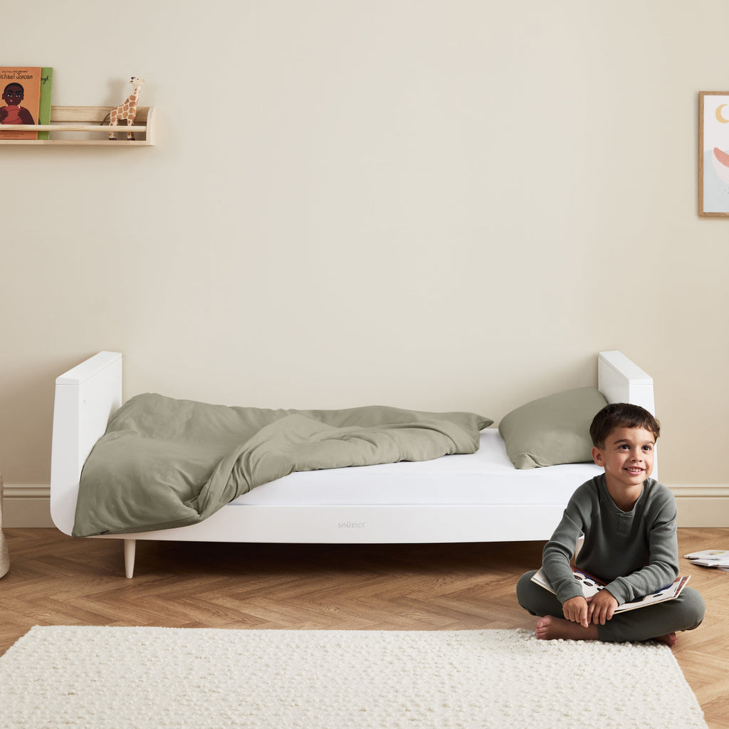 SnuzKot Skandi Cot Bed White