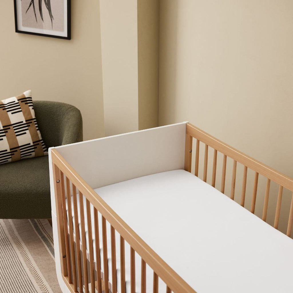 Cot & Cot Bed 2 Pack Fitted Sheet – White