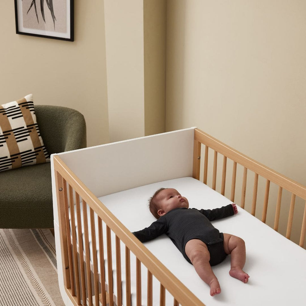 Cot & Cot Bed 2 Pack Fitted Sheet – White