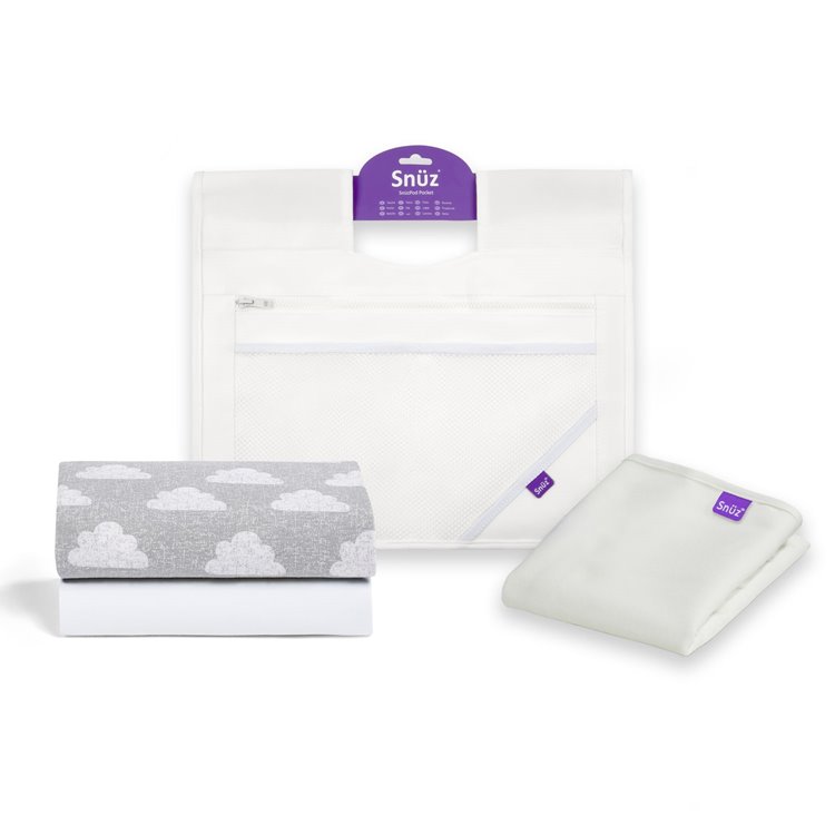 Essential Bundle Pack For SnuzPod - White